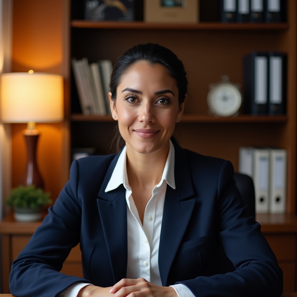 Argentine accountant contributor at desk